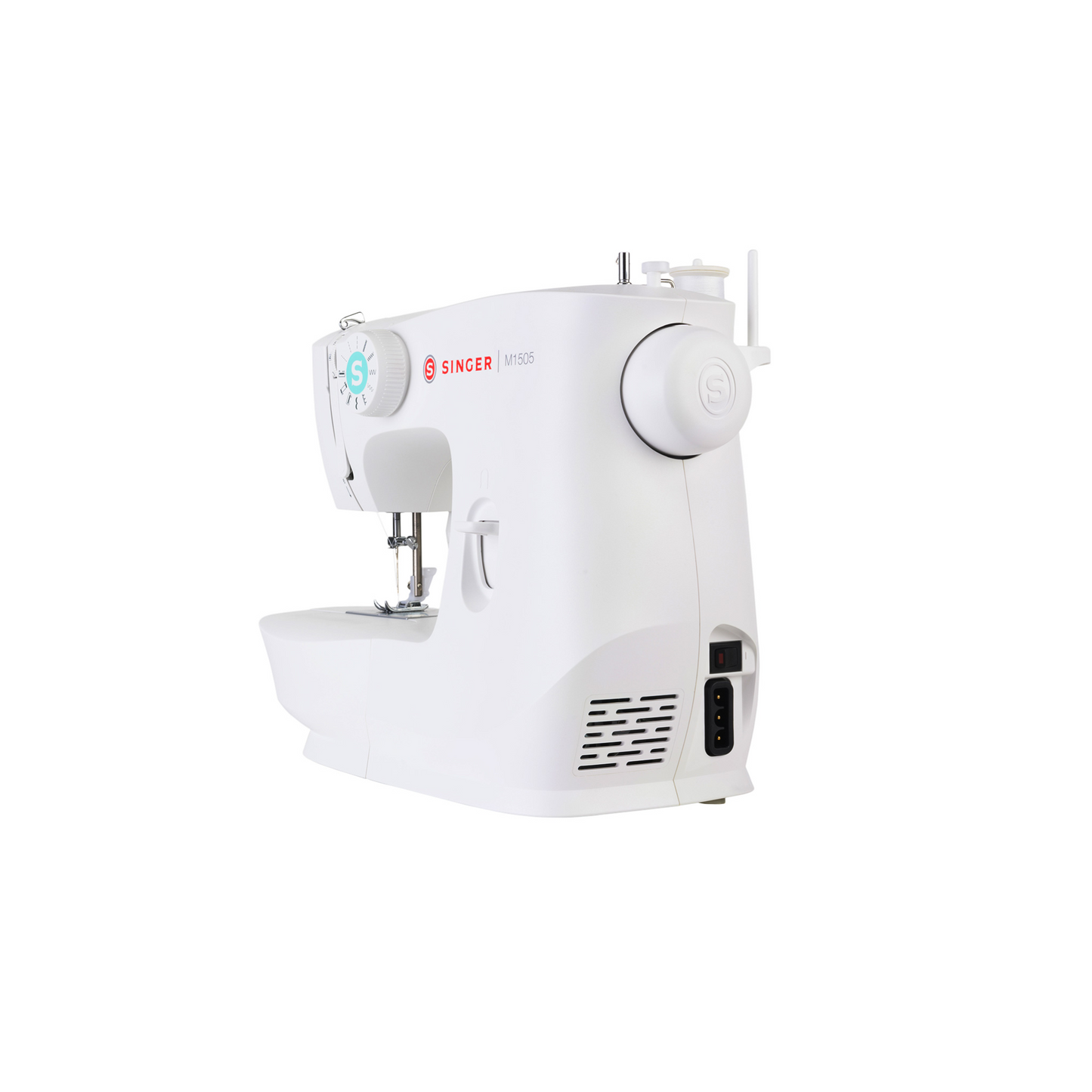 Singer M1505 - Sewing machine - White - Side view