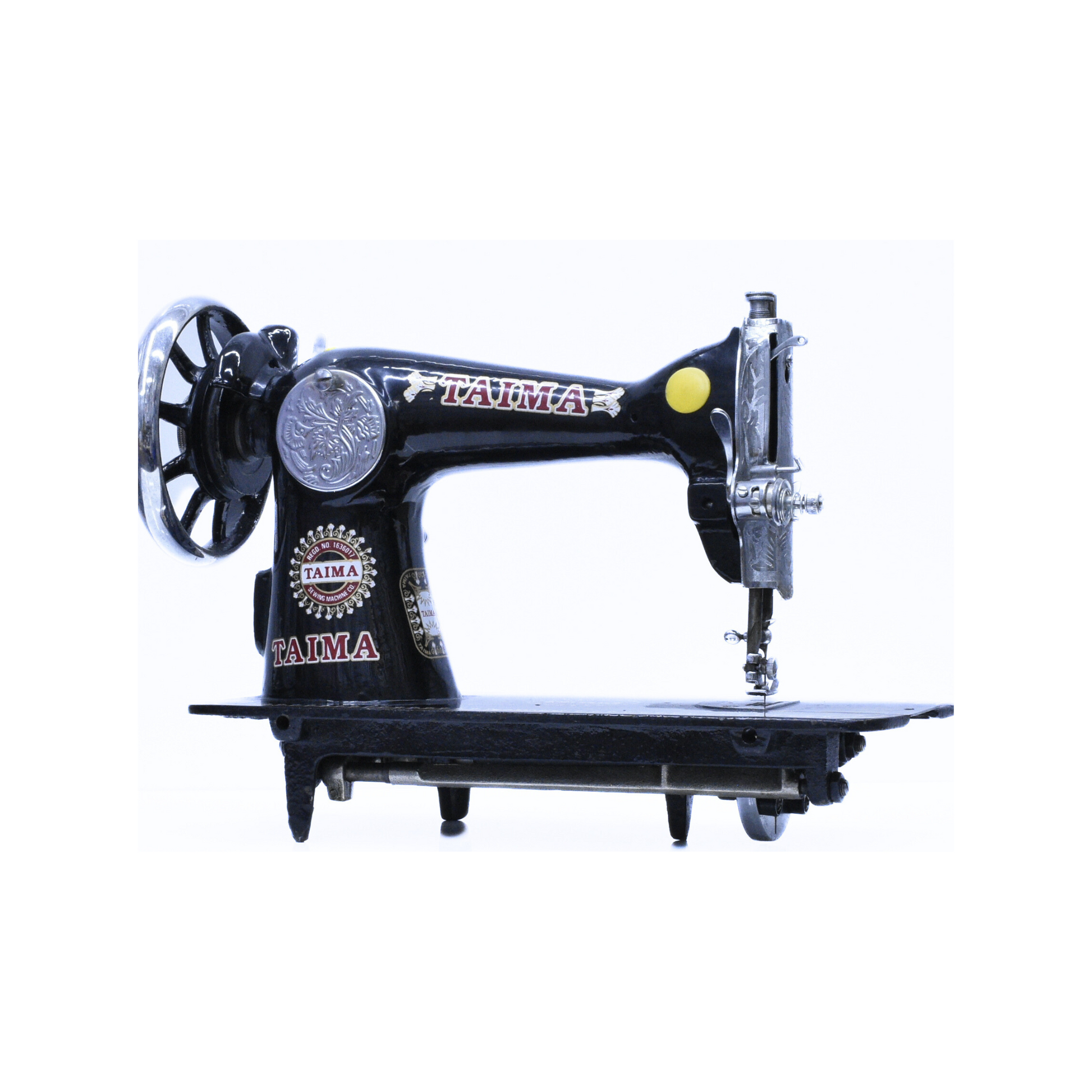 Taima  - Vintage sewing machine - Black - Side view