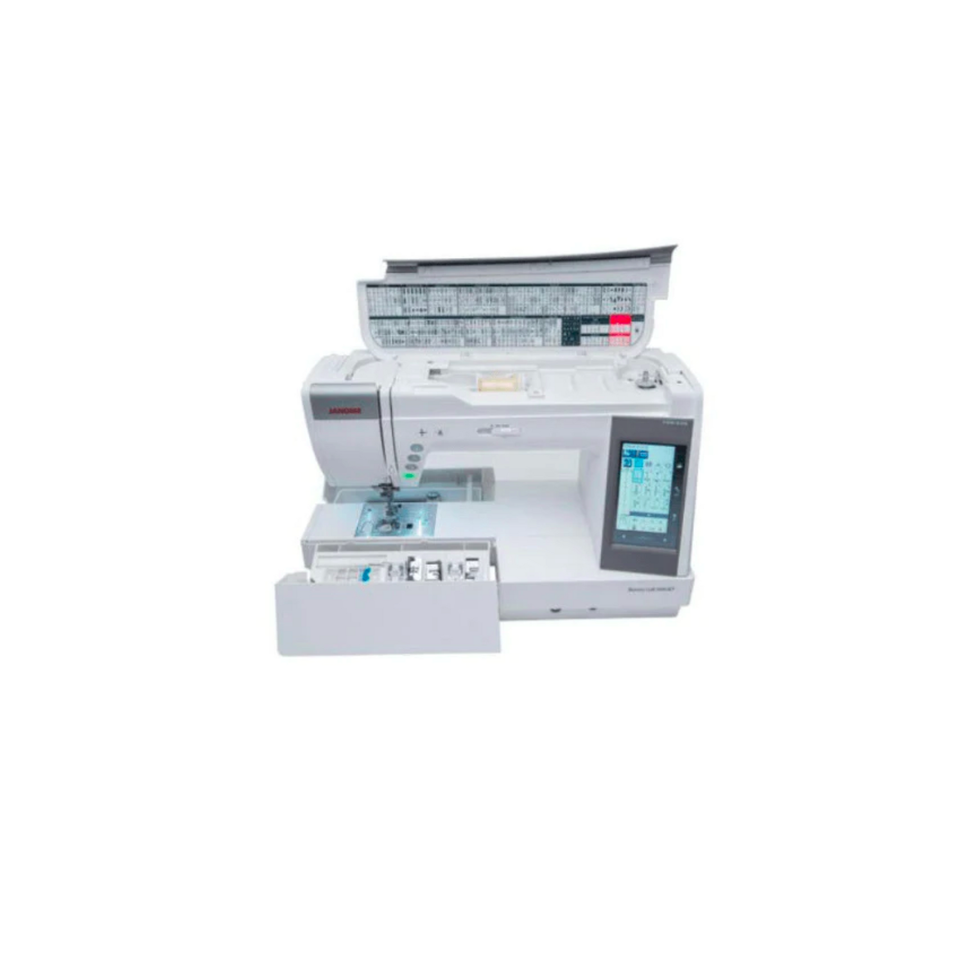 Janome MC9400QCP - Sewing machine - White - Top view