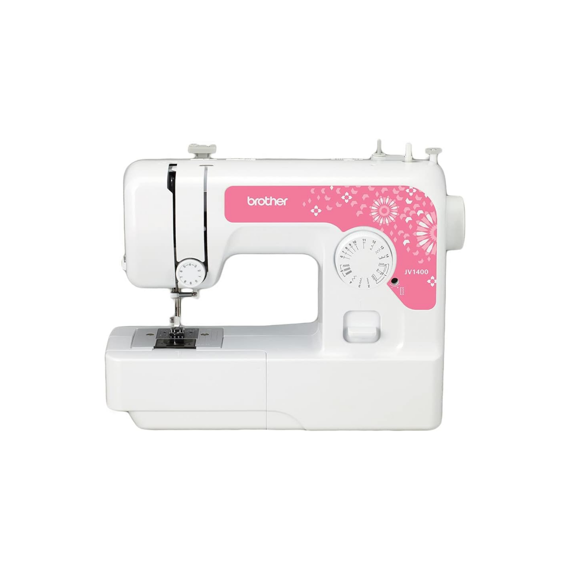 Brother JV1400 - Sewing machine - White - Front view