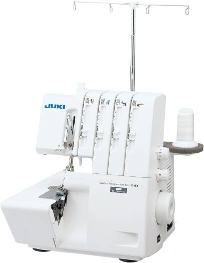 JUKI MO-114D, 2/3/4 Thread Overlock Sewing Machine, Sewing Speed 1500 sti/min, Adjustable Stitch Length, Automatic Rolled Hemming, Differential Feed, Lower Looper Threader | MO-114D - NEW AL AFRAH