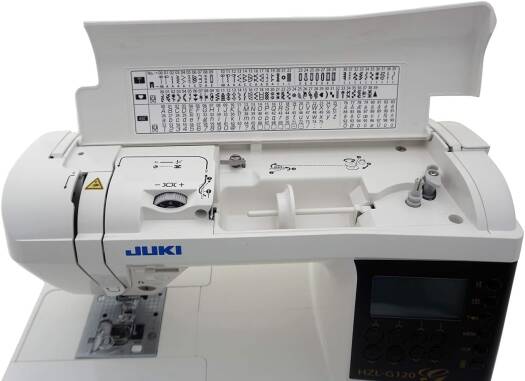 JUKI HZL-G120, Full sized Computer-controlled Sewing Machine With Bright LCD Display, 900 Stitches Per Minute, Box Feed Technology, Wide Sewing Space, LED Light, Automatic Needle Threader | HZL-G120 - NEW AL AFRAH