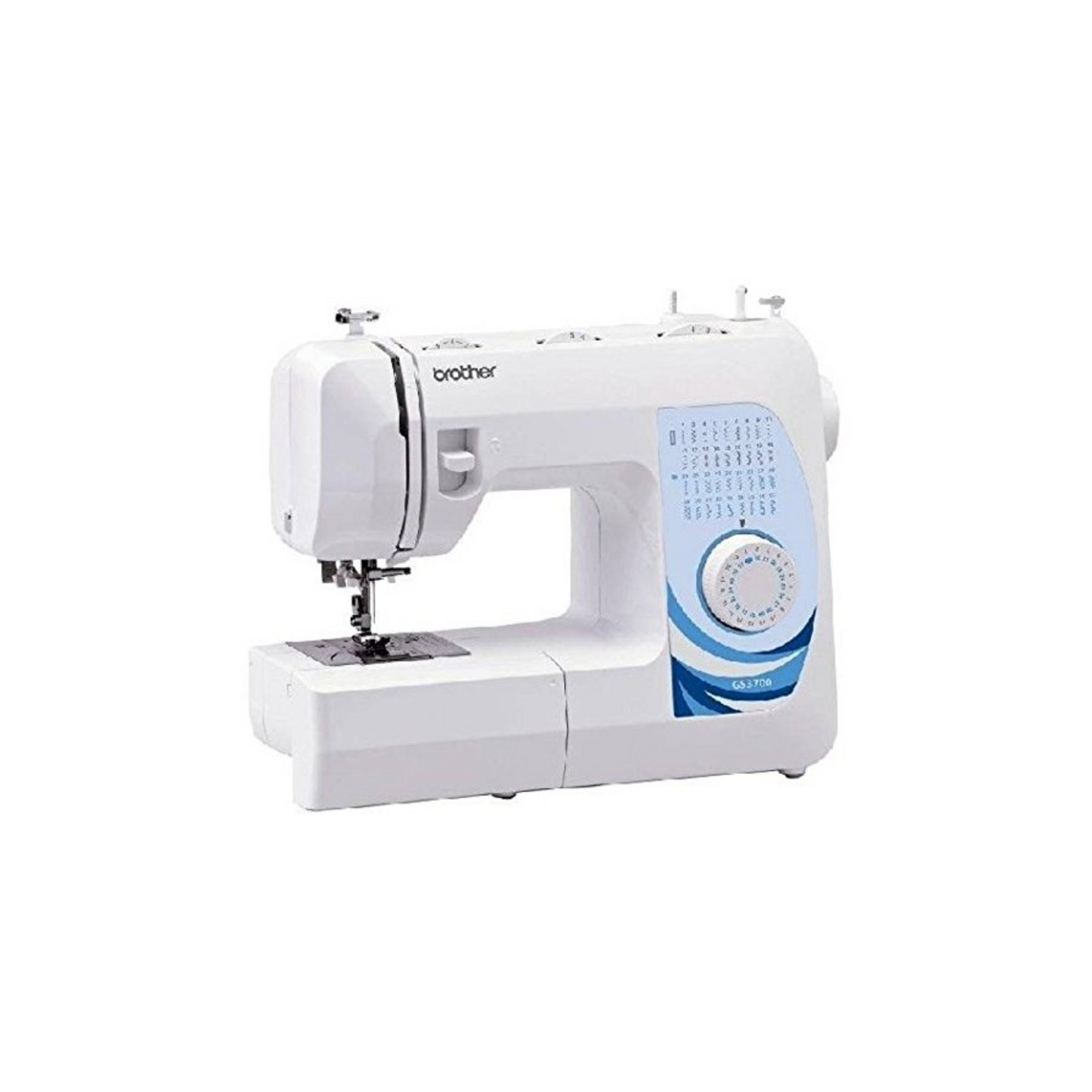 Brother Gs 3700 - Sewing machine - White - Side view