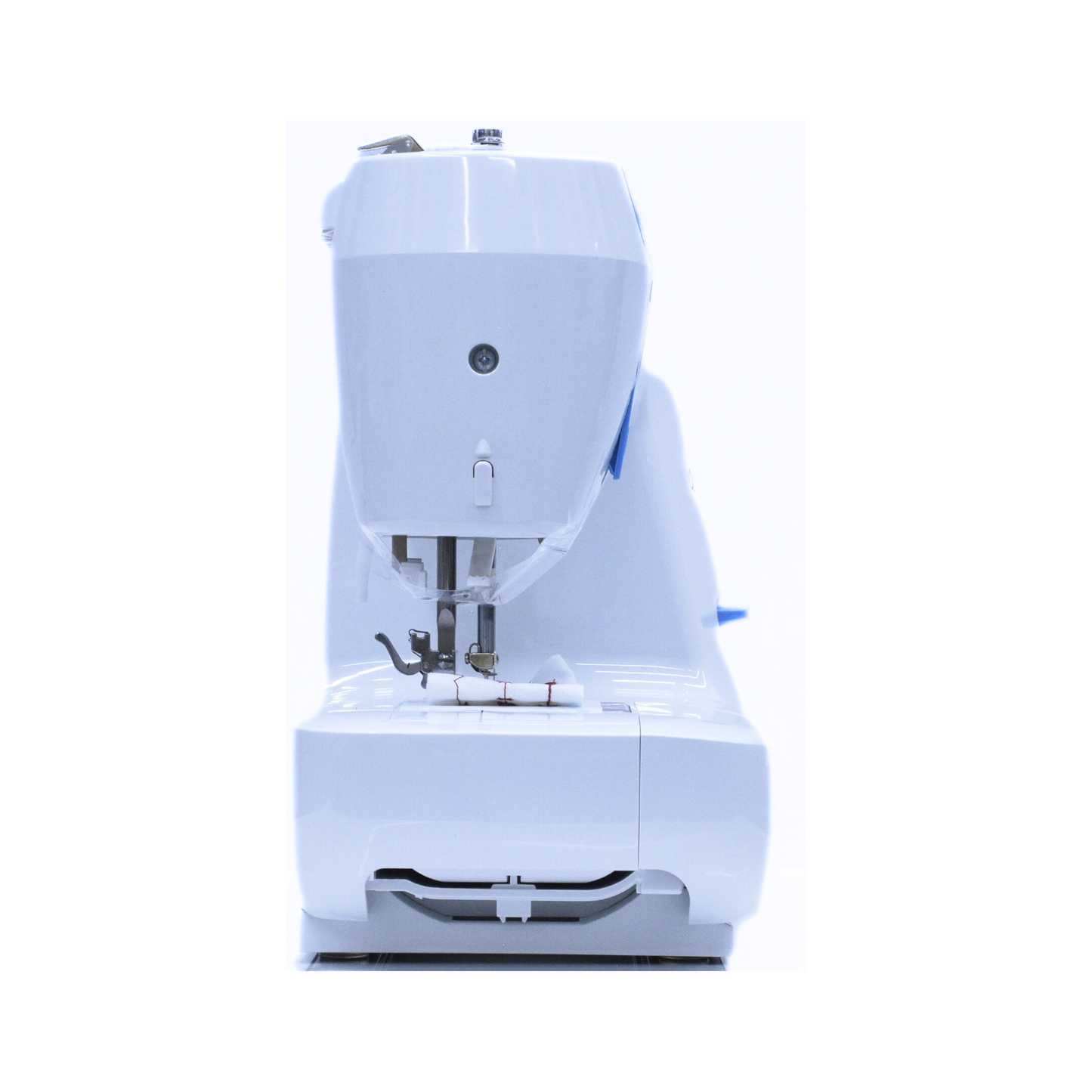 Juki HZL-355W-C - Sewing machine - Blue - Back view