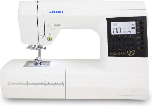 JUKI HZL-G120, Full sized Computer-controlled Sewing Machine With Bright LCD Display, 900 Stitches Per Minute, Box Feed Technology, Wide Sewing Space, LED Light, Automatic Needle Threader | HZL-G120 - NEW AL AFRAH