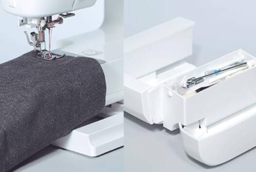 JUKI HZL 357ZP A, Electric Sewing Machine With 32-Stitch Patterns Including Automatic 1-step Buttonhole, 750 Stitches Per Minute, Automatic Needle Threader, White LED Light | HZL-357ZP-A - NEW AL AFRAH