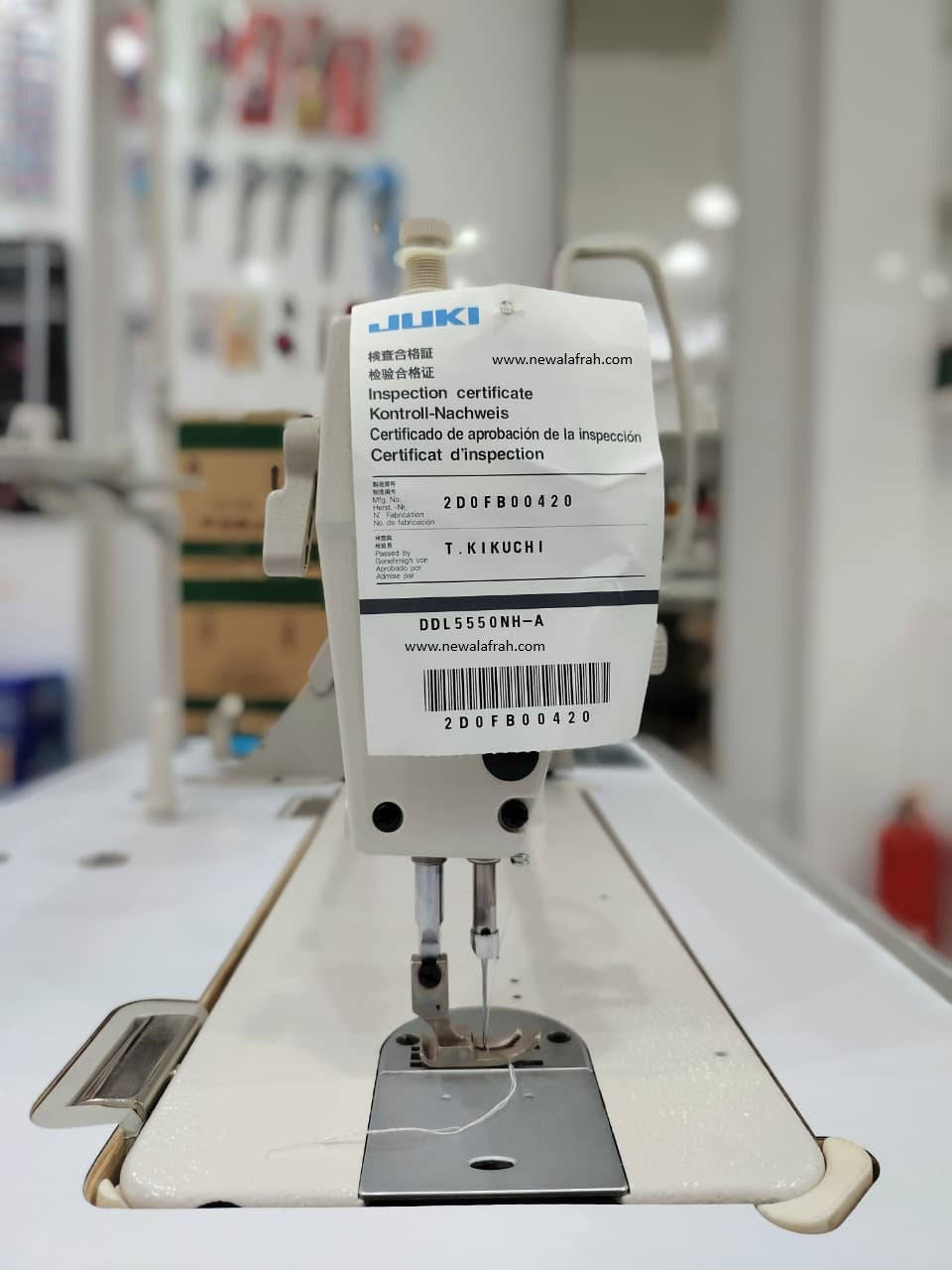 JUKI DDL 5550N-H (HEAVY) MADE IN JAPAN SEWING MACHINE - NEW AL AFRAH