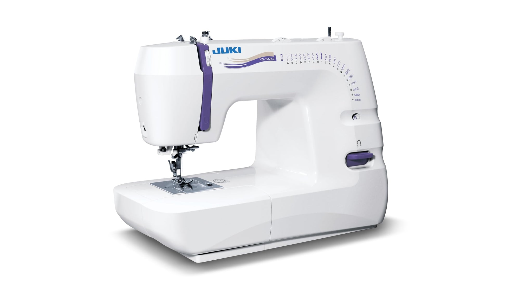 JUKI HZL 353ZR B, Compact Size Sewing Machine With 21 Stitch Patterns, 750 Stitches Per Minute, Automatic Needle Threader, White LED Light, Free Arm and Accessory Box | HZL-353ZR-B - NEW AL AFRAH