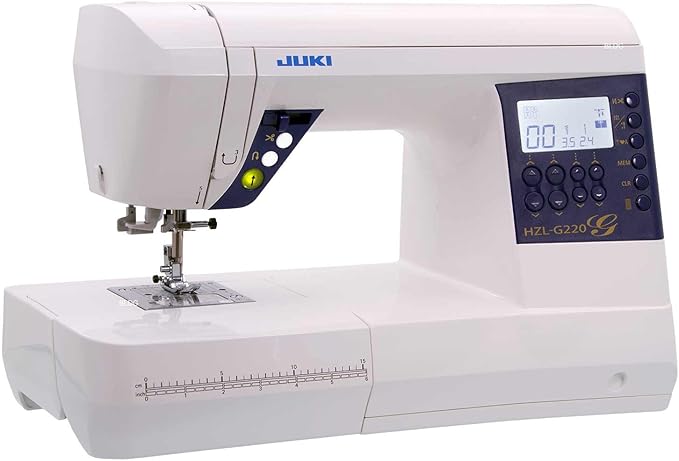 JUKI HZL-G220, Full-Sized Computer Controlled Sewing Machine With Automatic Thread Trimmer, Box Feed Technology, Wide Sewing Space With LED Light, Automatic Needle Threader | HZL-G220 - NEW AL AFRAH