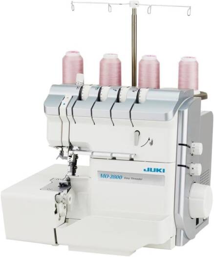 JUKI MO-2800, 2 Needle, 2/3/4 Thread Overlock Sewing Machine, 1,500spm, Easy And Fast Threading, Adjustable Differential Feed, Magnet Needle Tray, Wide Throat Area, Quiet Operation | MO-2800 - NEW AL AFRAH