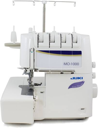 JUKI MO-1000, 2/3/4 Air Threading Overlock With Differential Feed And Rolled Hem, 1,500spm, Automatic Needle Threader, Wide Throat Area, Quiet Operation, LED Sewing Light And Waste Collector | MO-1000 - NEW AL AFRAH