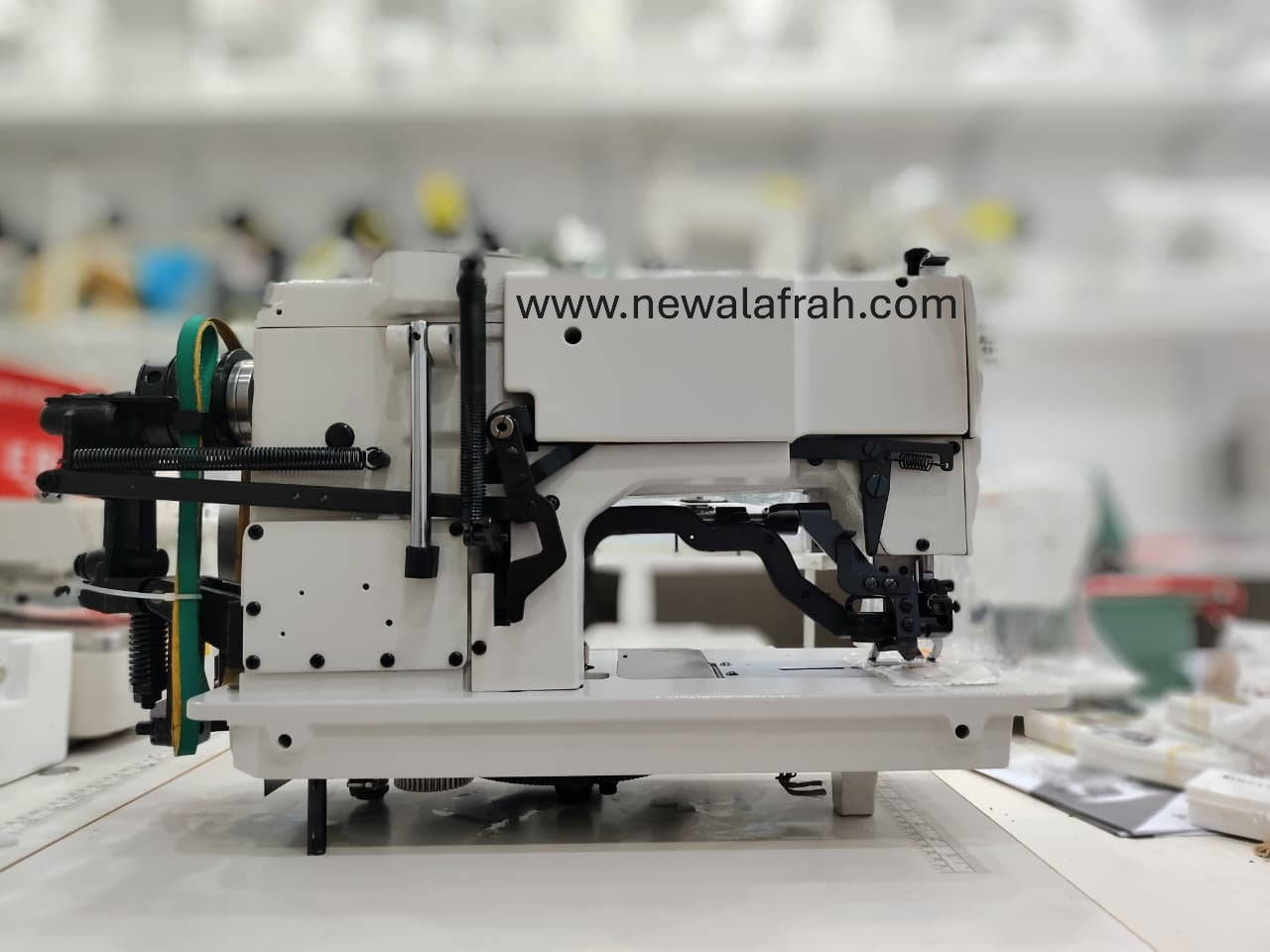 781 Button Hole Machine Complete set with INDUCTION motor. - NEW AL AFRAH