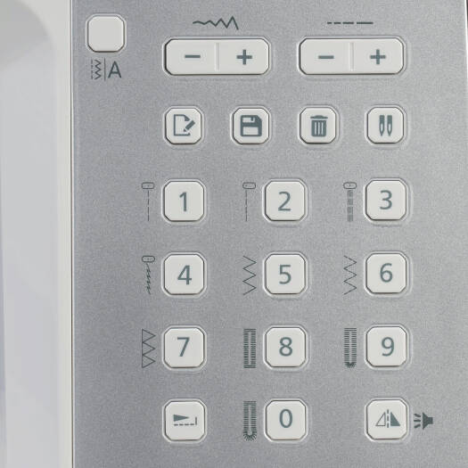 JUKI HZL-HT740, Compact Size Computer Controlled Sewing Machine With 116 Stitch Patterns And 2 Fonts Of Letters With Auto Thread Trimming Function, 70-800 Stitches Per Minute | HZL-HT740 - NEW AL AFRAH