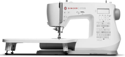 SINGER C7255 Computerised Sewing Machine, 200 built-in patterns, 417 stitch applications, Automatic Functions & LCD Display Features 8 styles, Robust Metal Frame, Multiple Screwdrivers | C7255 - NEW AL AFRAH