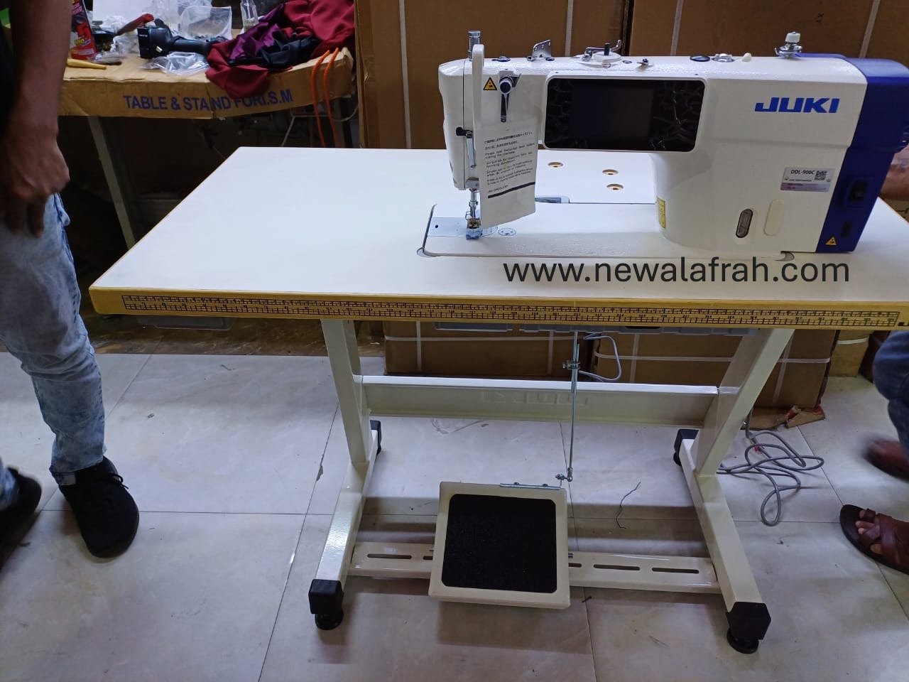 JUKI DDL 900C - DIRECT DRIVE LOCKSTITCH MACHINE COMPLETE SET - NEW AL AFRAH