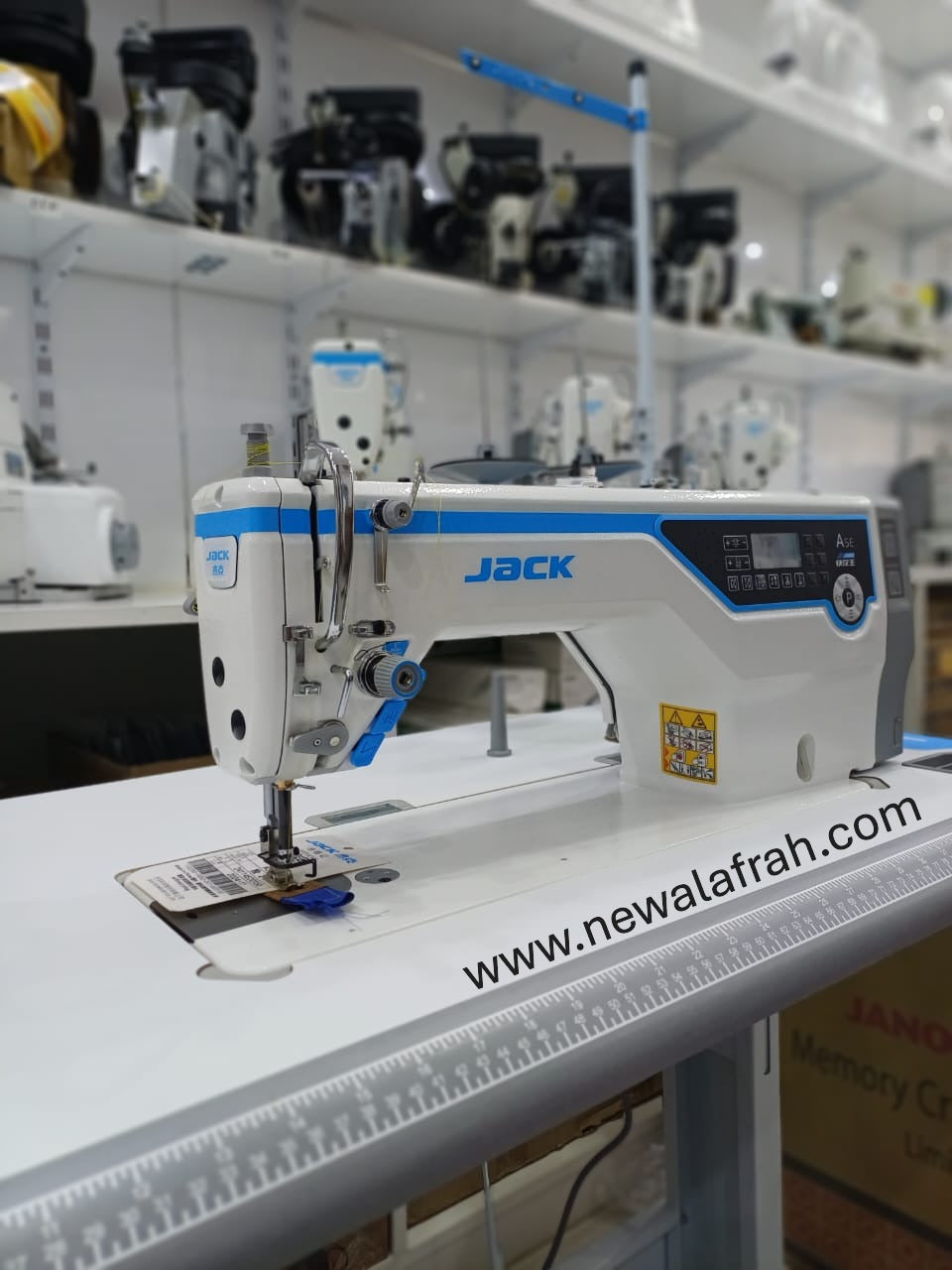 Jack A5E-A Automatic Drop Feed Lockstitch Sewing Machine (Complete Set) - NEW AL AFRAH