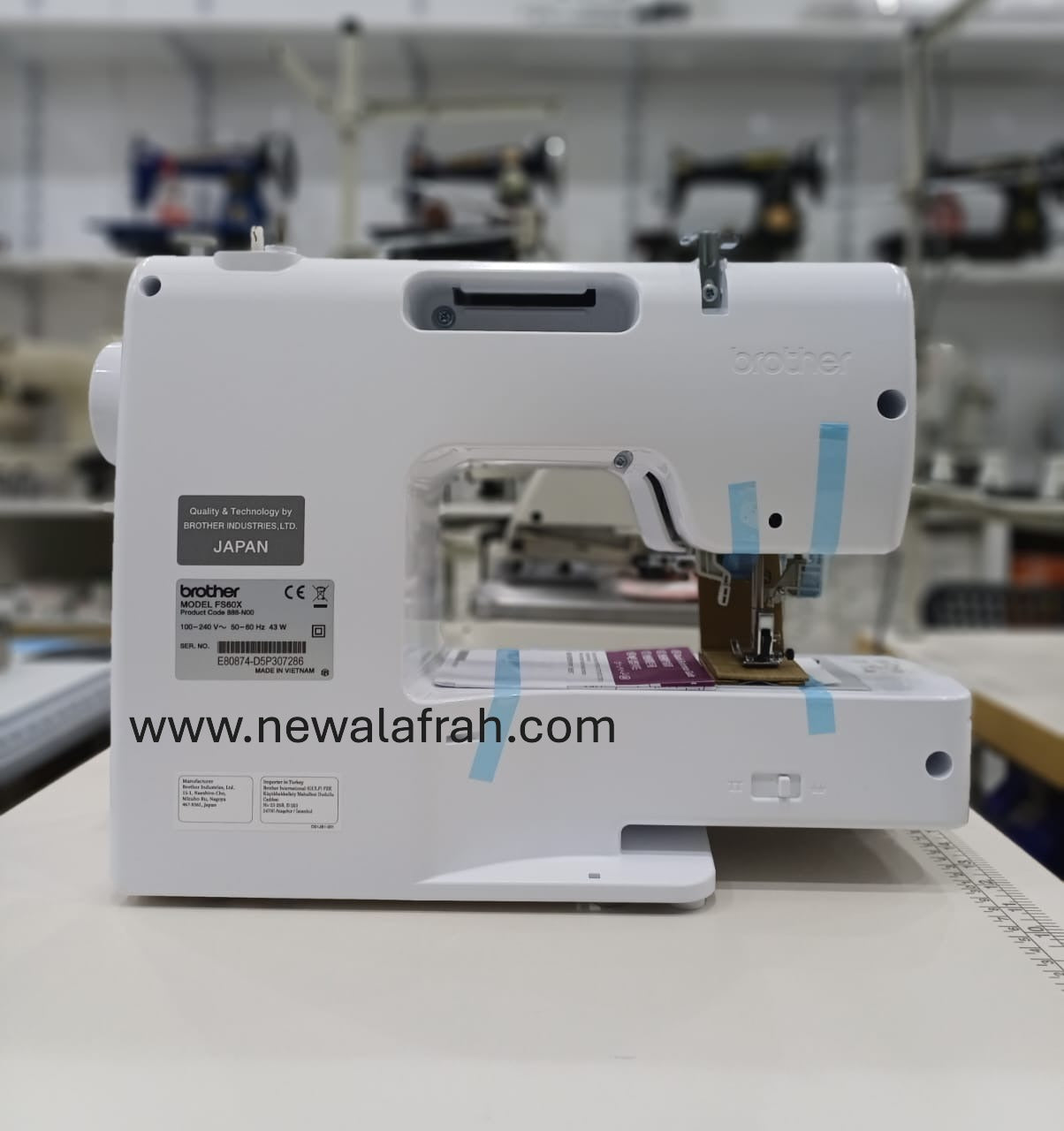 Brother FS60X sewing machine - NEW AL AFRAH
