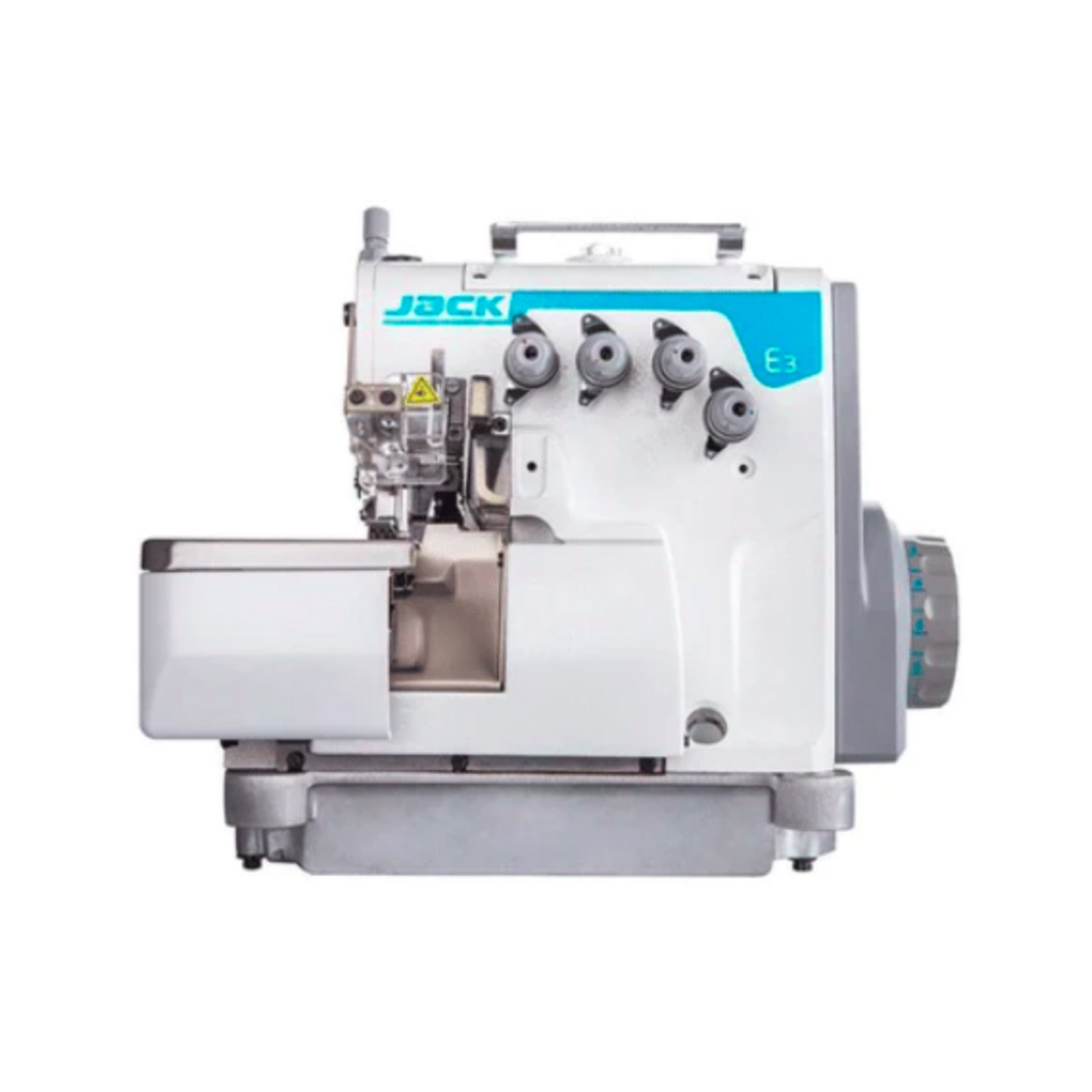 Jack E3 4 thread - Overlock machine - White - Front view