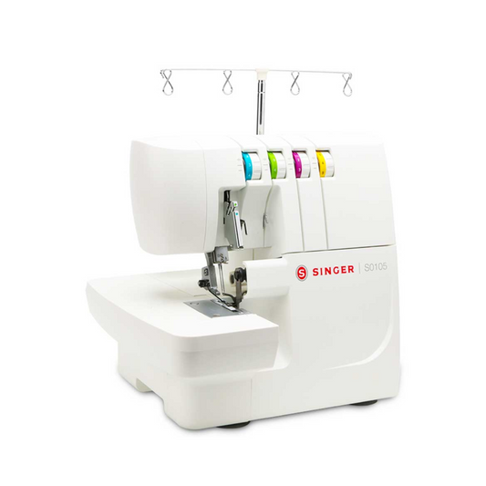 Singer S0105  - Overlock machine serger - White - Side view