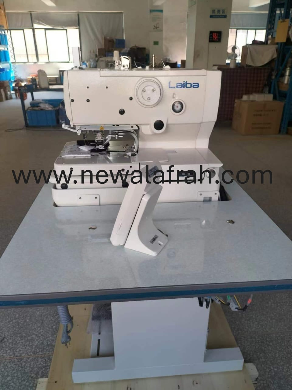 LAIBA LB 9820 ELECTRONIC EYELET BUTTON HOLE MACHINE - NEW AL AFRAH