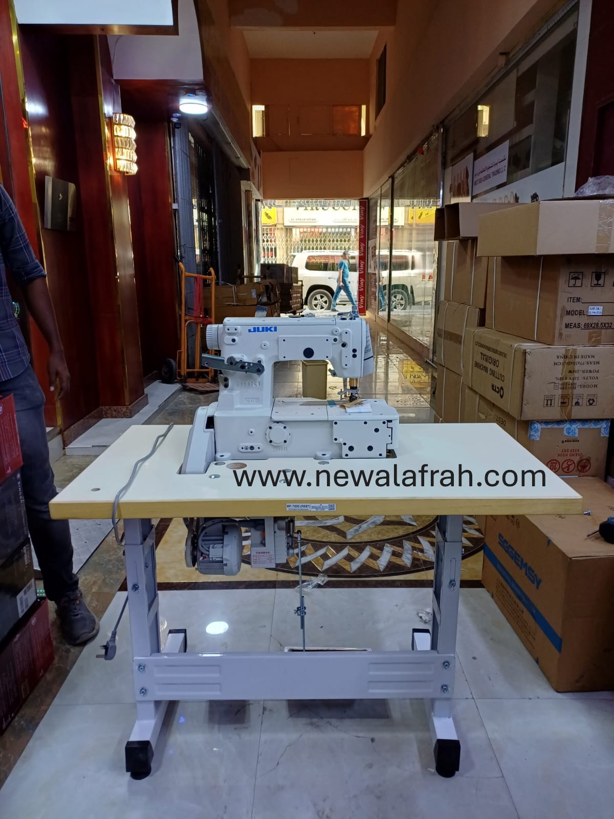 Juki MF7523-U11B56 Flat-Bed Interlock Sewing Machine (Complete Set) - NEW AL AFRAH