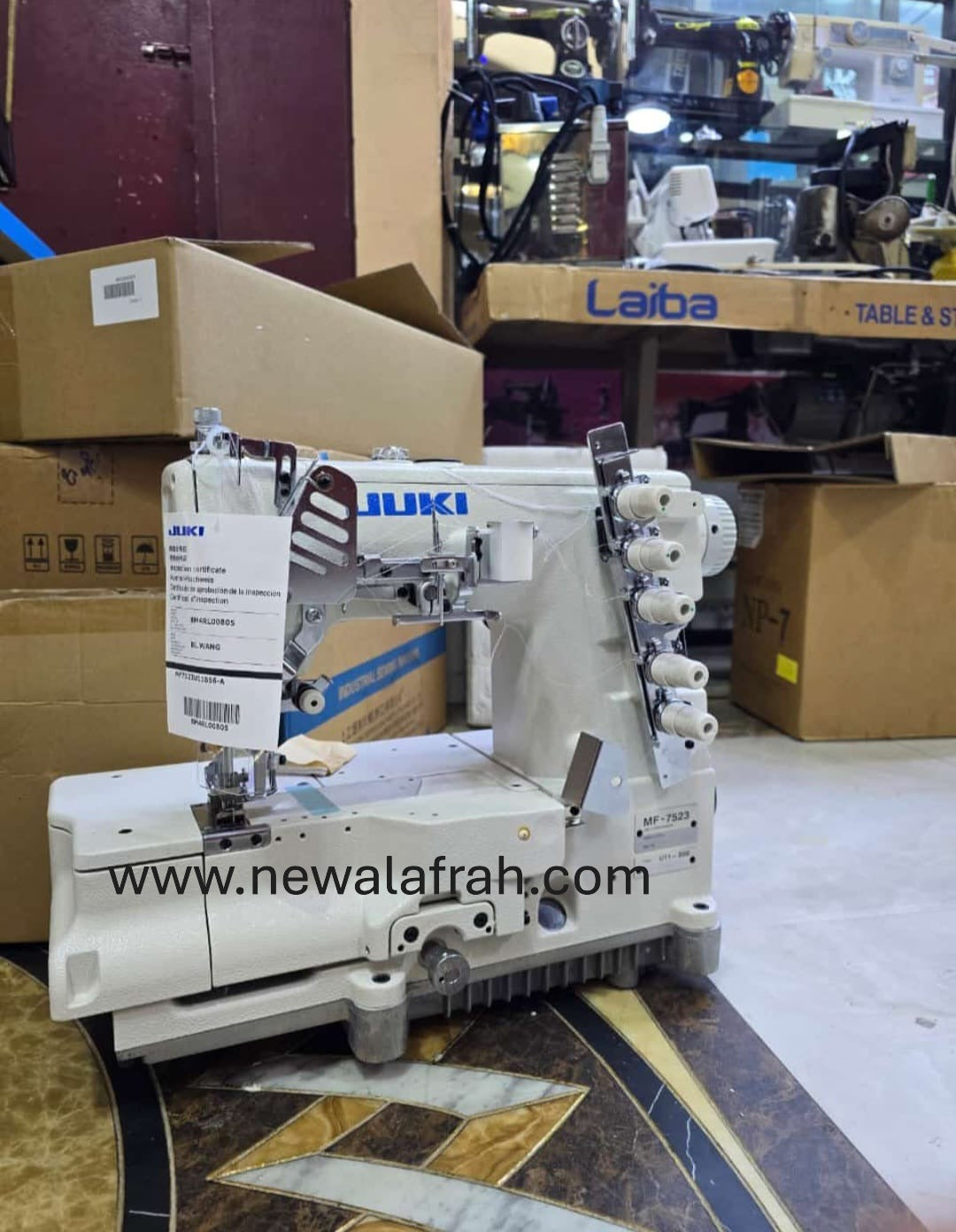 Juki MF7523-U11B56 Flat-Bed Interlock Sewing Machine (Complete Set) - NEW AL AFRAH