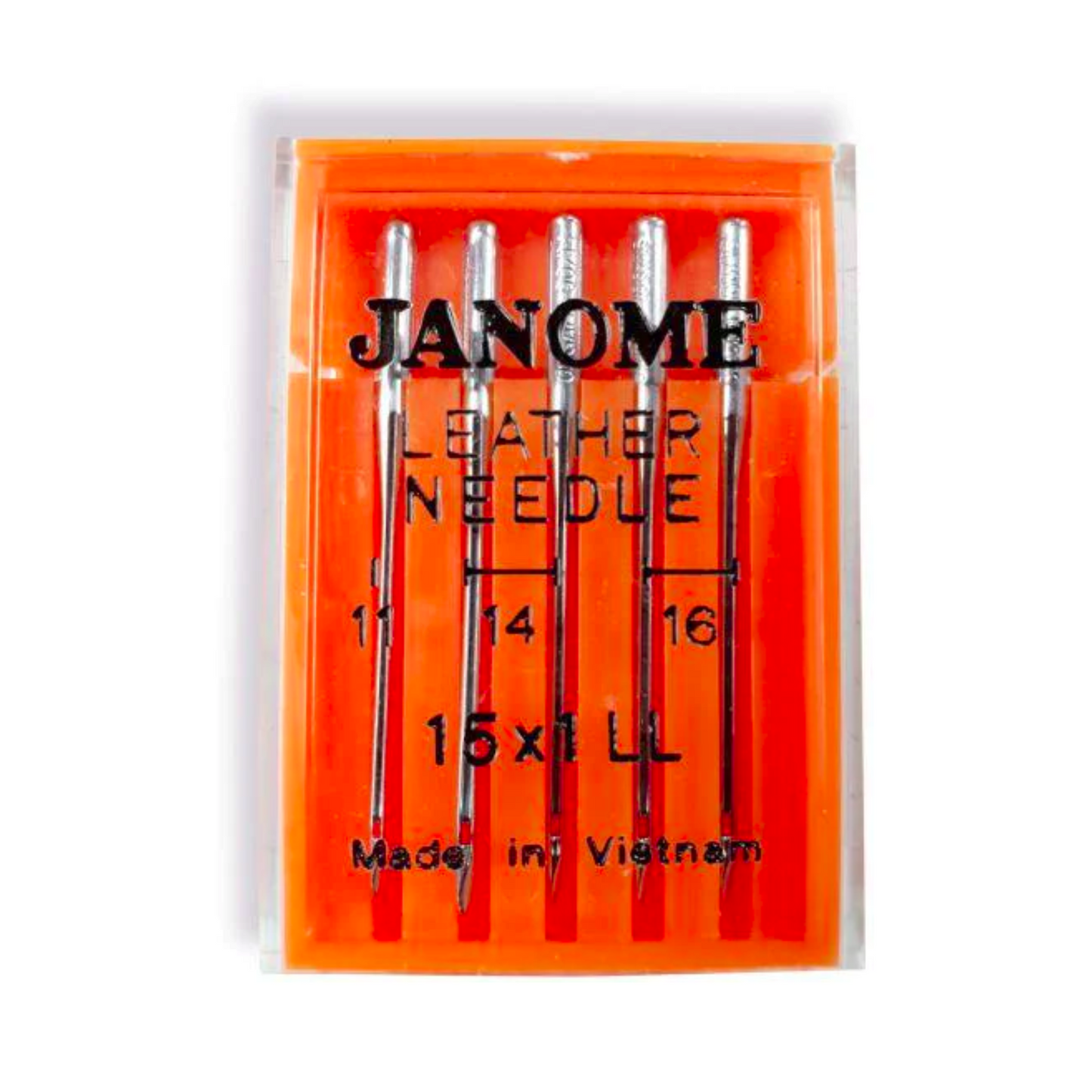 Janome - Leather sewing needle - Silver - Front view