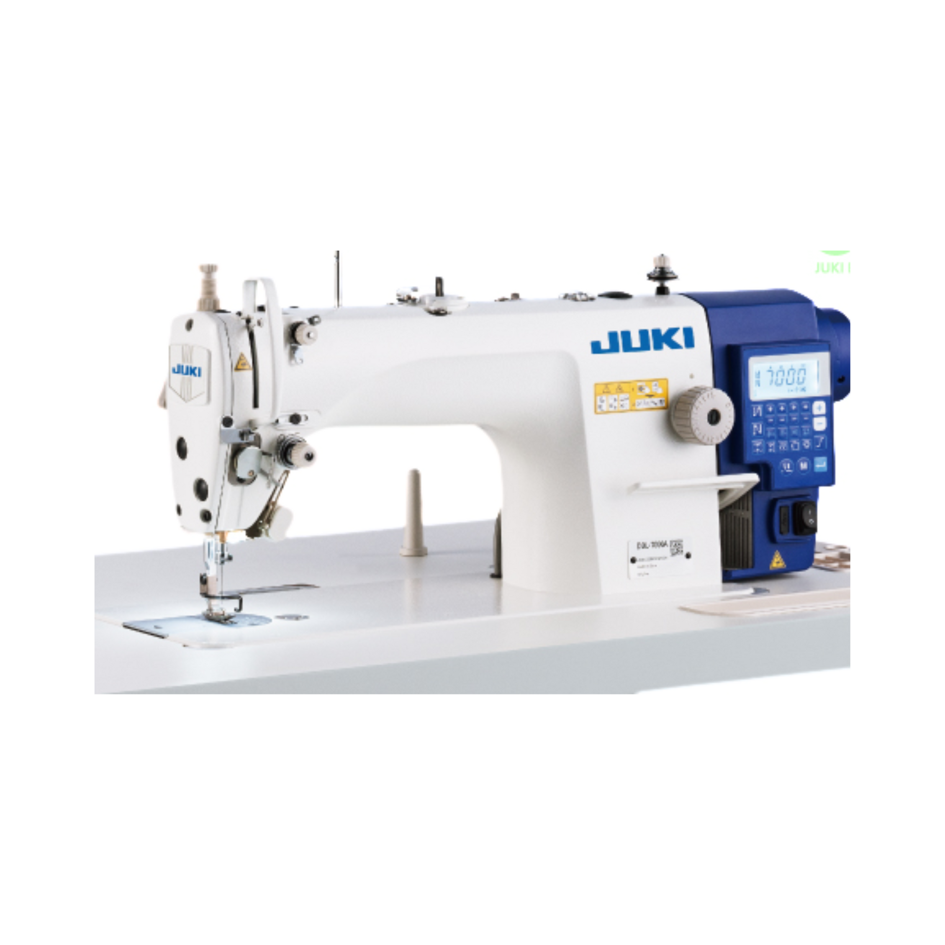 Juki DDL-7000A-7 1-needle, lockstitch machine with automatic functions - Sewing machine - Multi color - Front view