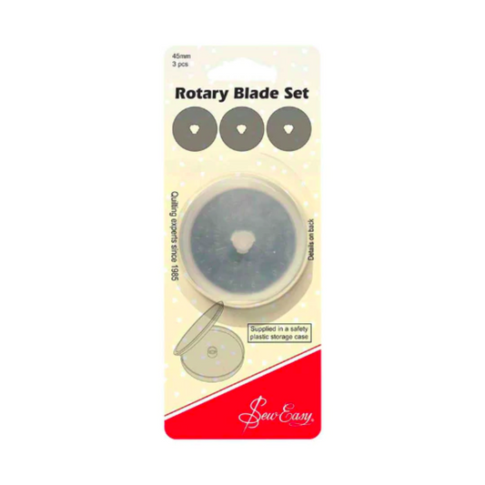 Sew easy - Rotary cutter blade set - White - Front view