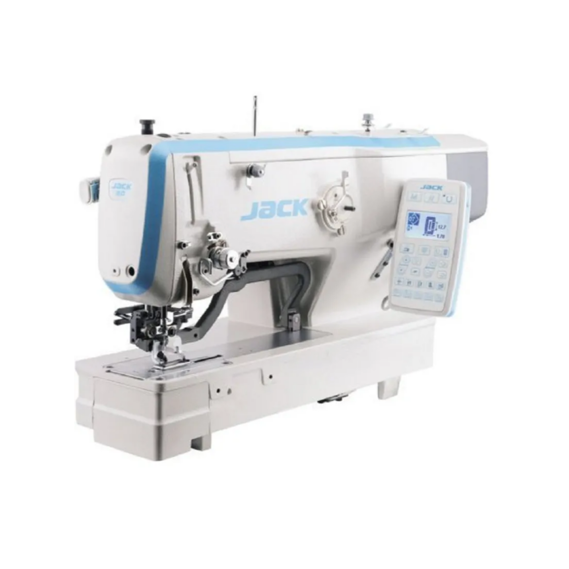 JK T1790 G Jack computer buttonhole machine - Sewing machine - White - Front view