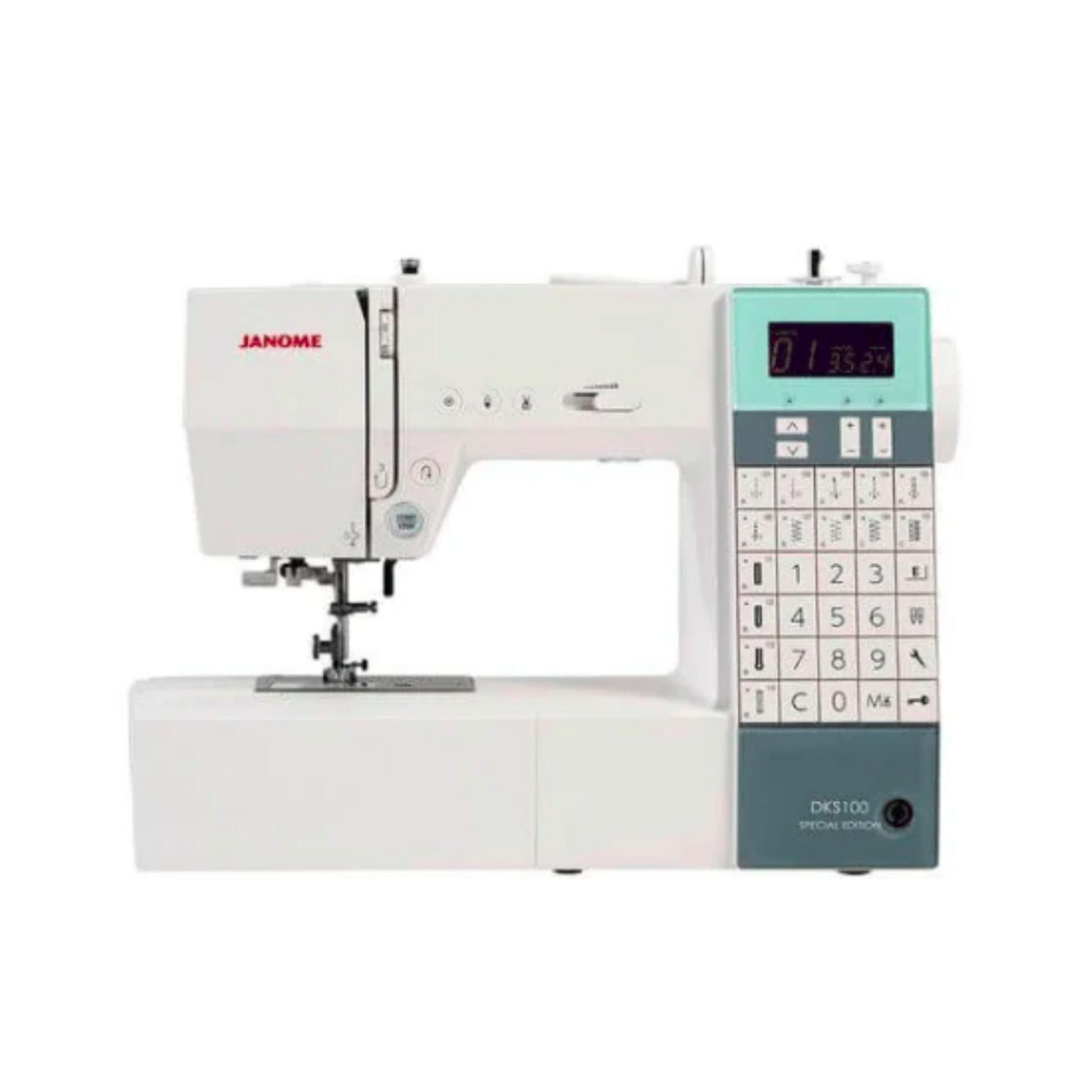 Janome DKS100 - Sewing machine - White - Front view