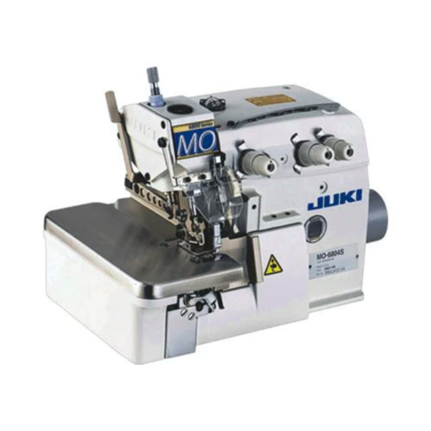 Juki MO 6804s  - Overlocker - White - Side view 