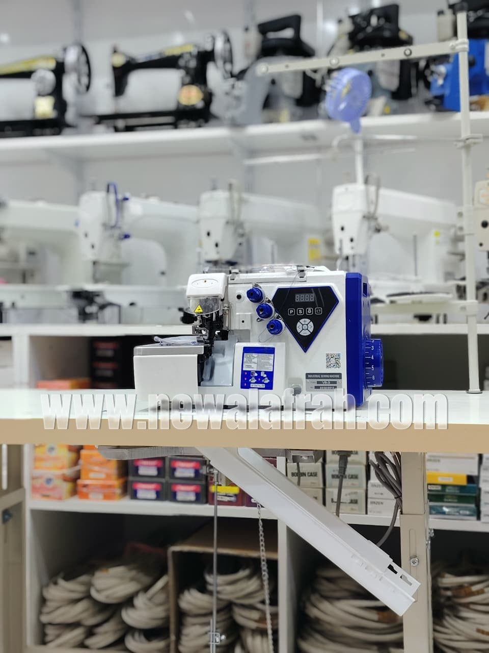 V8 - 3 (3 Thread Overlock Complete set with Direct Drive Motor) - NEW AL AFRAH