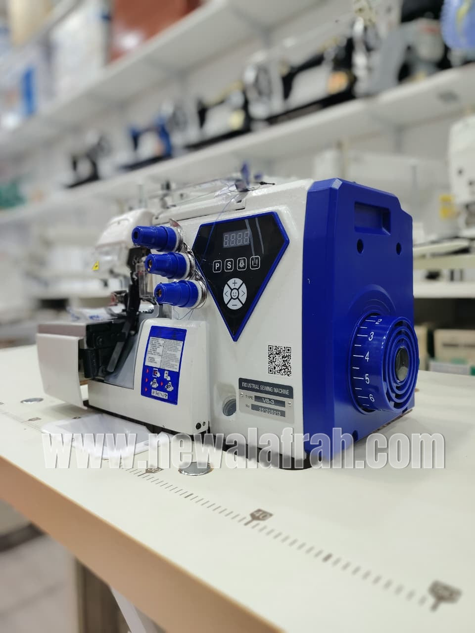 V8 - 3 (3 Thread Overlock Complete set with Direct Drive Motor) - NEW AL AFRAH