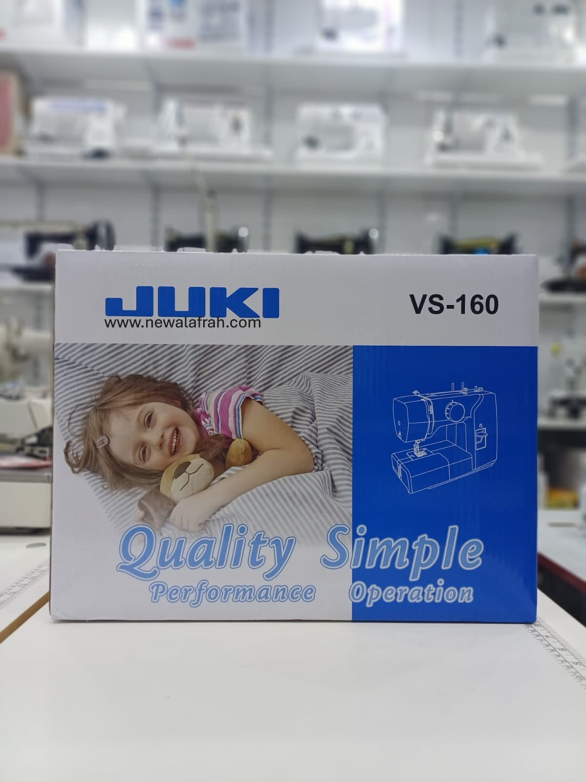 Juki VS 160, Straight Stitch Machine, Heavy-Duty Performance, High-Speed Operation, Durable Construction, Manual Controls. - NEW AL AFRAH