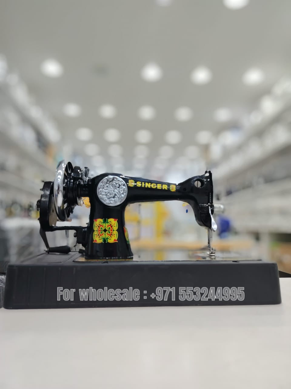 SINGER Sonata Unit Pack - (Complete set with Handle & Base cover packed safely inside Box)