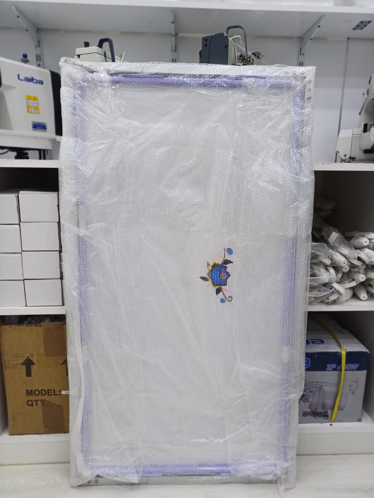 Juli 1201 - 12 needle, 12 thread , Single Head Embroidery Machine with Movable Stand