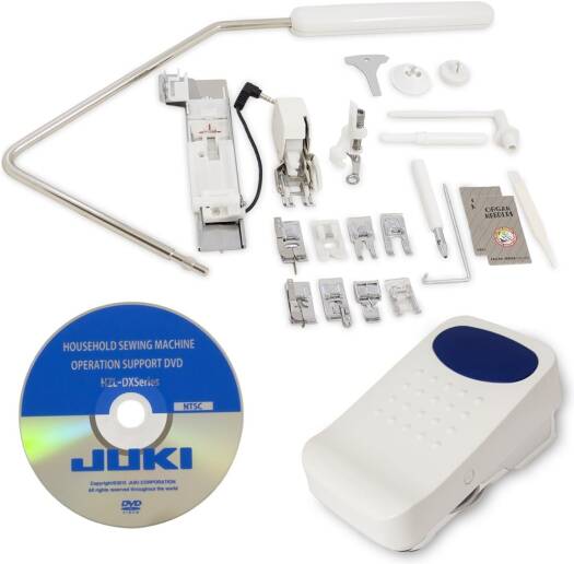 JUKI HZL-DX5, Home Sewing Machine, Box Feed Technology, High Quality Finishes, Easy-to-use Quick Select Buttons, Maximum Speed 1050 Stitches Per Minute | HZL-DX5 - NEW AL AFRAH