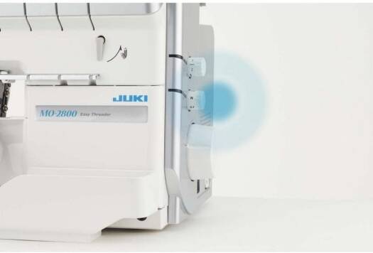 JUKI MO-2800, 2 Needle, 2/3/4 Thread Overlock Sewing Machine, 1,500spm, Easy And Fast Threading, Adjustable Differential Feed, Magnet Needle Tray, Wide Throat Area, Quiet Operation | MO-2800 - NEW AL AFRAH