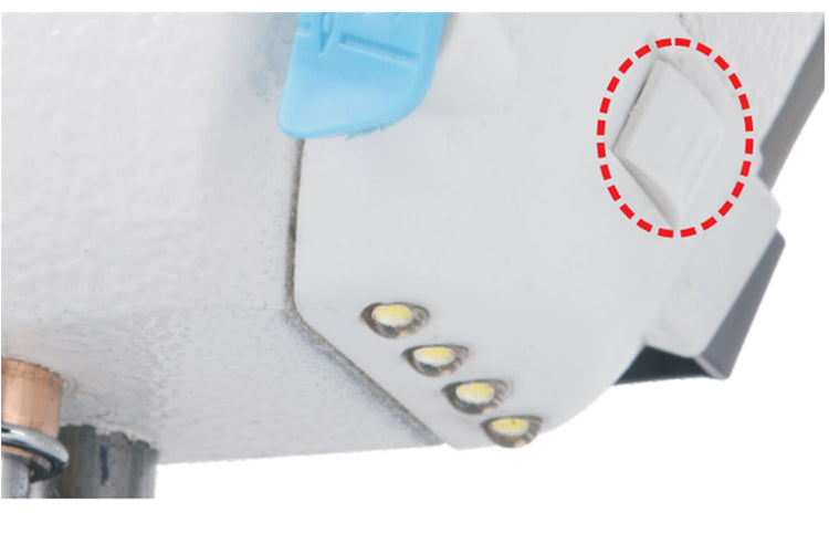 Jack A2B auto trimmer lockstitch machine - Sewing machine - White - Close view