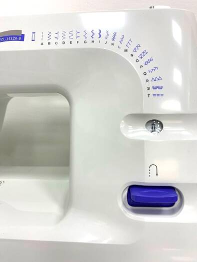 JUKI HZL 353ZR B, Compact Size Sewing Machine With 21 Stitch Patterns, 750 Stitches Per Minute, Automatic Needle Threader, White LED Light, Free Arm and Accessory Box | HZL-353ZR-B - NEW AL AFRAH