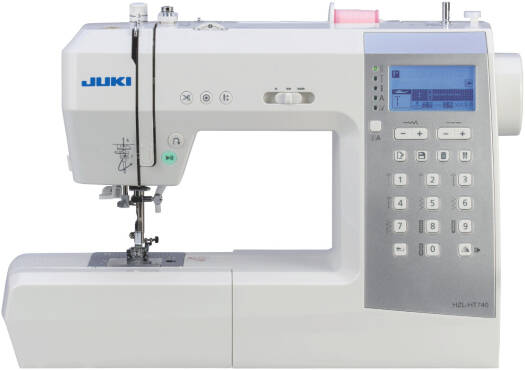 JUKI HZL-HT740, Compact Size Computer Controlled Sewing Machine With 116 Stitch Patterns And 2 Fonts Of Letters With Auto Thread Trimming Function, 70-800 Stitches Per Minute | HZL-HT740 - NEW AL AFRAH