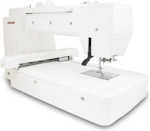 Janome Memory Craft 400E Embroidery Machine, 160 High Quality Janome Built In Designs, 6 fonts for monogramming, 2 and 3 letter monogram built in, White | 400E - NEW AL AFRAH
