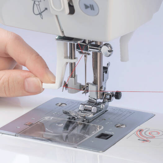 JUKI HZL-HT740, Compact Size Computer Controlled Sewing Machine With 116 Stitch Patterns And 2 Fonts Of Letters With Auto Thread Trimming Function, 70-800 Stitches Per Minute | HZL-HT740 - NEW AL AFRAH