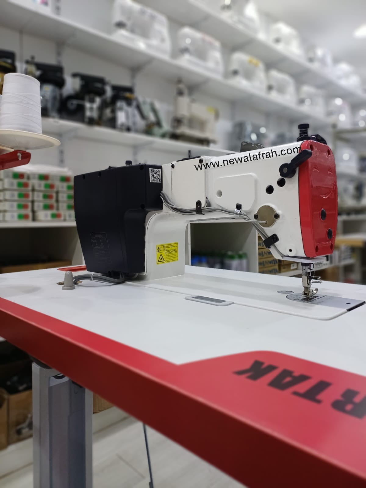 SPARTAK ST-i7 D4 Fully Intelligent Computerized High Speed Stepper Motor Lockstitch Machine - Complete set with Table&Stand - NEW AL AFRAH