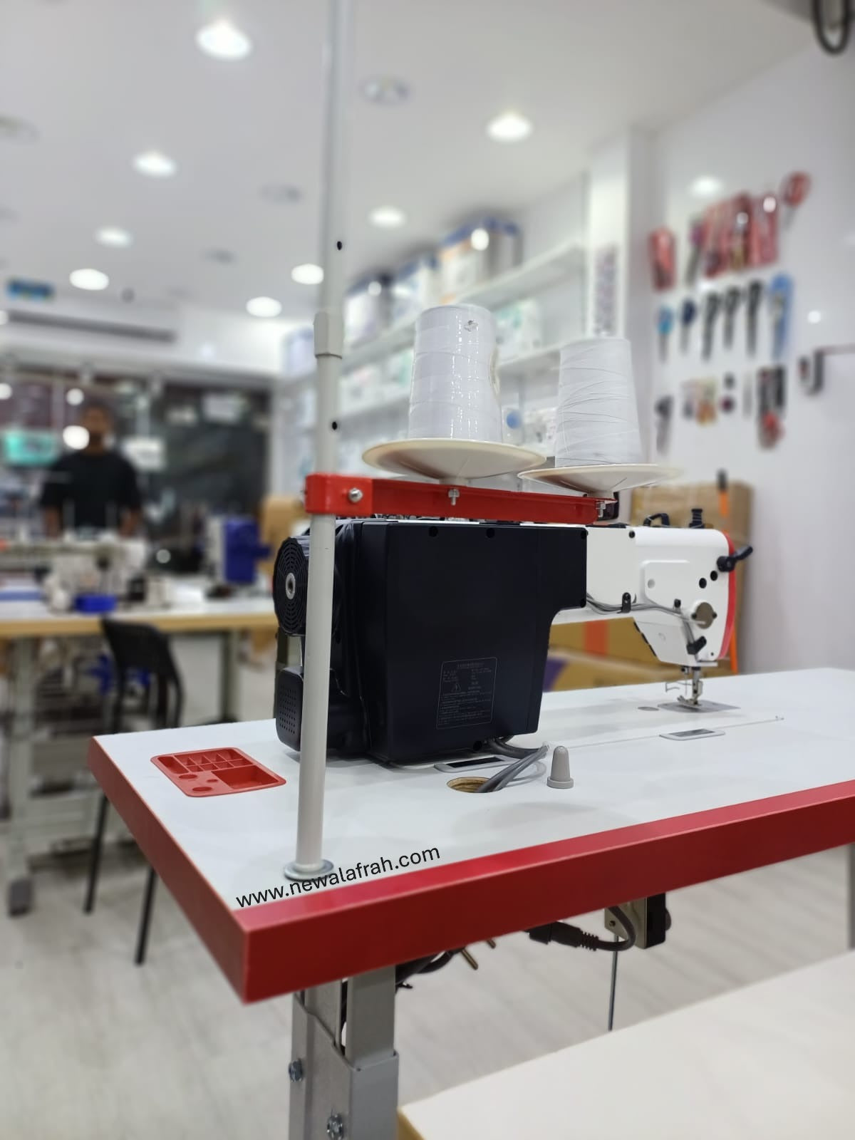 SPARTAK ST-i7 D4 Fully Intelligent Computerized High Speed Stepper Motor Lockstitch Machine - Complete set with Table&Stand - NEW AL AFRAH