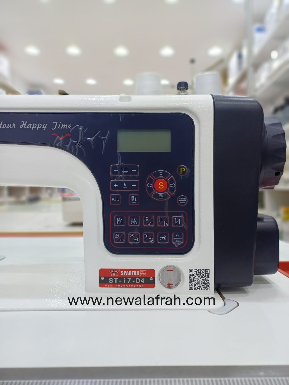 SPARTAK ST-i7 D4 Fully Intelligent Computerized High Speed Stepper Motor Lockstitch Machine - Complete set with Table&Stand - NEW AL AFRAH