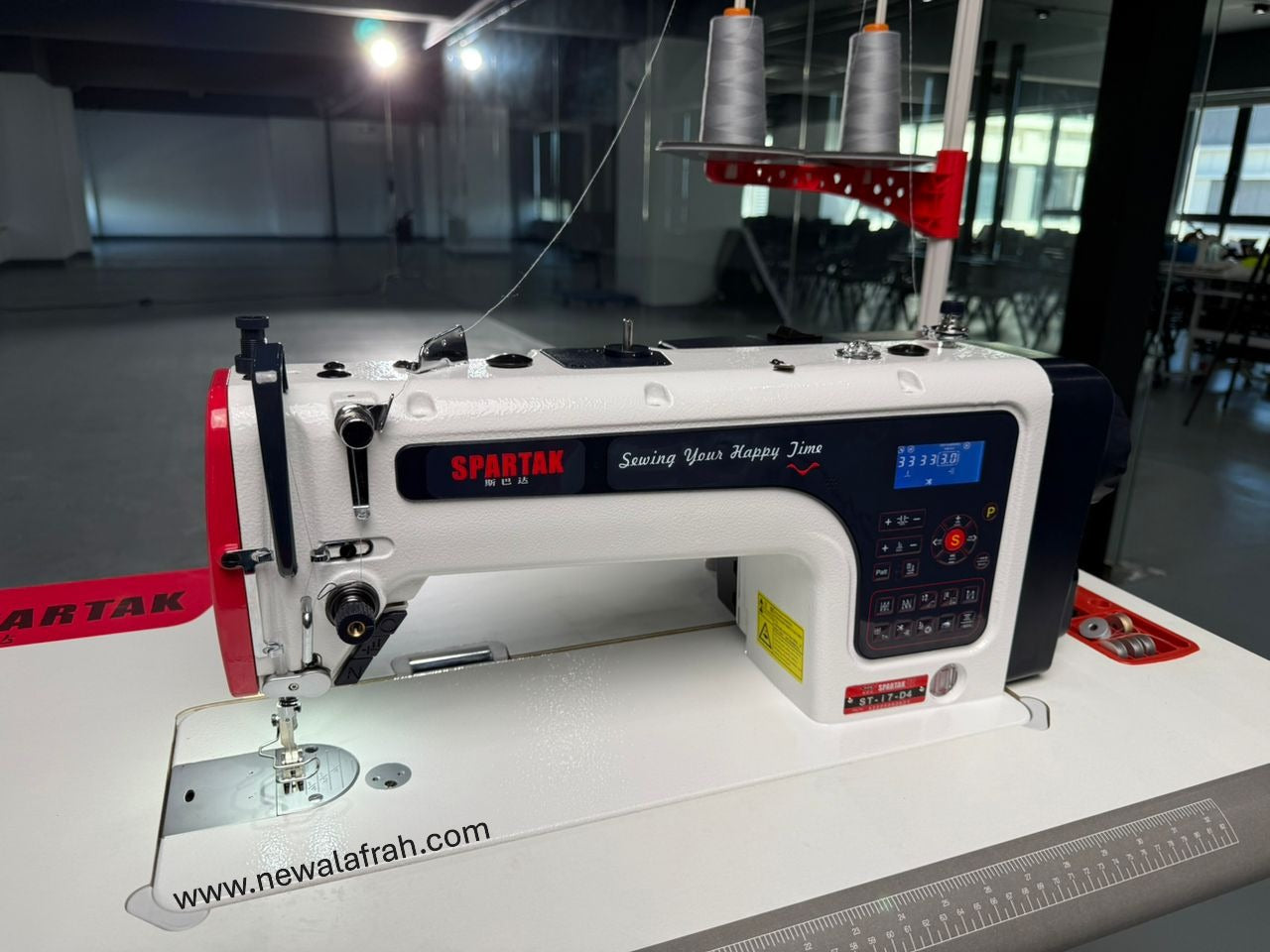 SPARTAK ST-i7 D4 Fully Intelligent Computerized High Speed Stepper Motor Lockstitch Machine - Complete set with Table&Stand