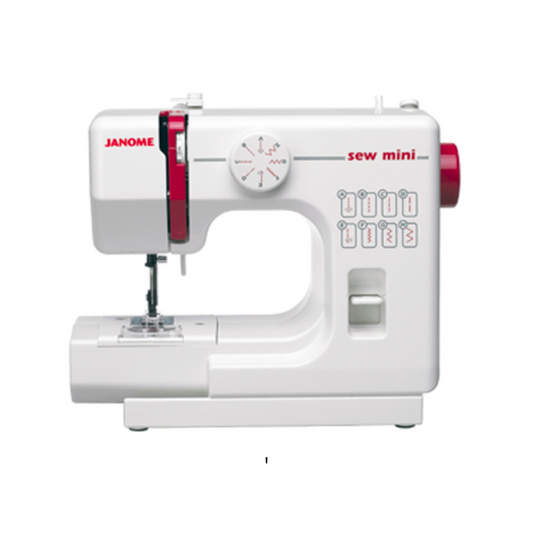 Janome sewmini - Sewing machine - White - Front view