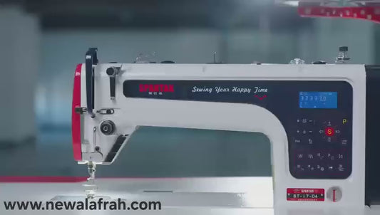 SPARTAK ST-i7 D4 Fully Intelligent Computerized High Speed Stepper Motor Lockstitch Machine - Complete set with Table&Stand